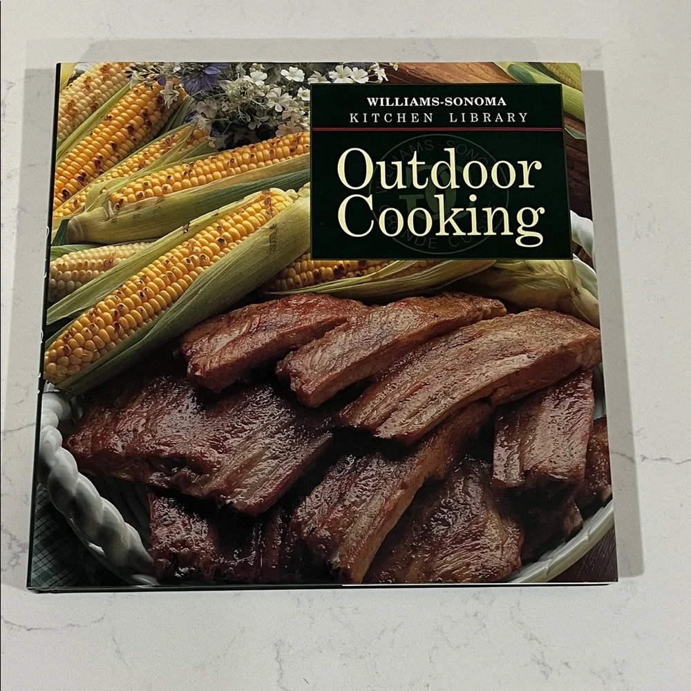Williams Sonoma Outdoor Cooking Cookbook - Green and Brown